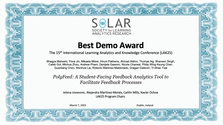 Best Demo Award